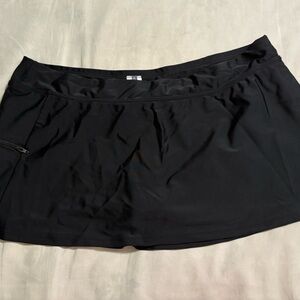 Black Swim Skirt
